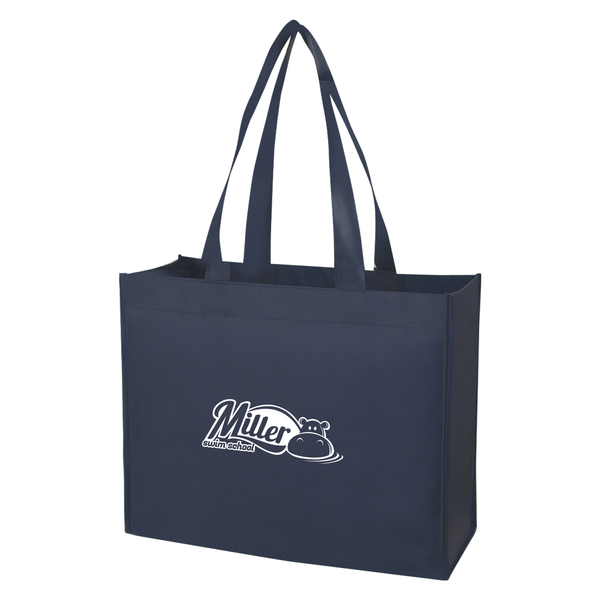 Miller Swim School: Laminated Non-Woven Shopper Tote Bag