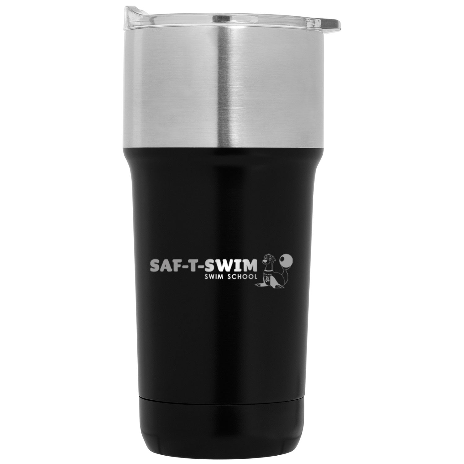 Saf-T-Swim: 20oz Laser Engraved Double Wall Stainless Tumbler