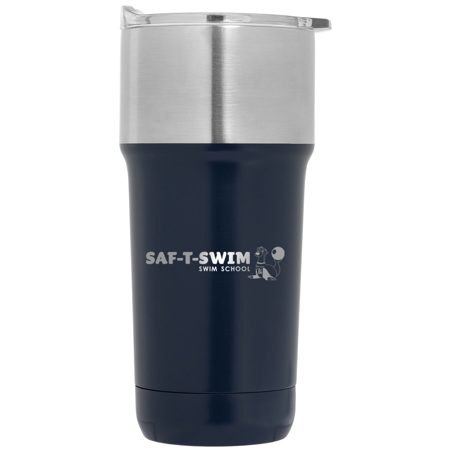 Saf-T-Swim: 20oz Laser Engraved Double Wall Stainless Tumbler
