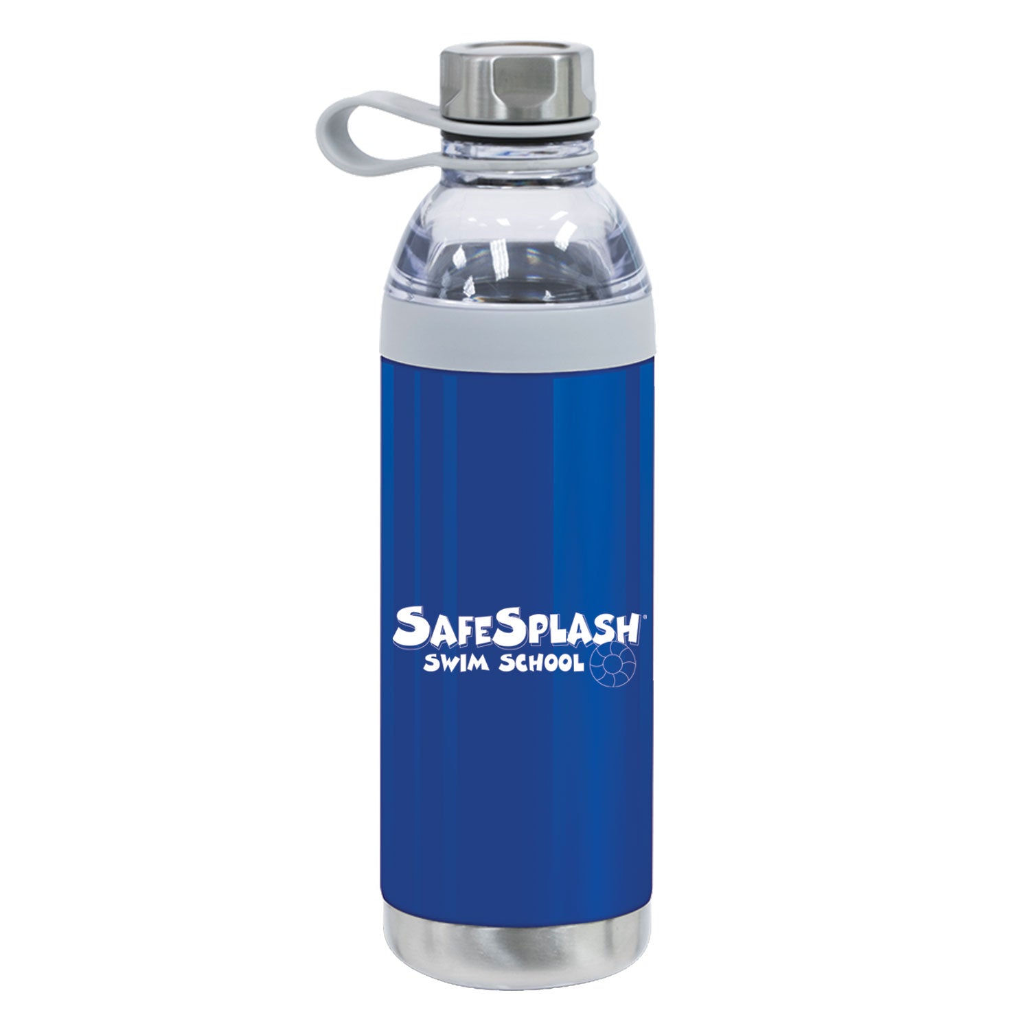 AquaKids Swim School: Dual Opening Stainless Steel Water Bottle