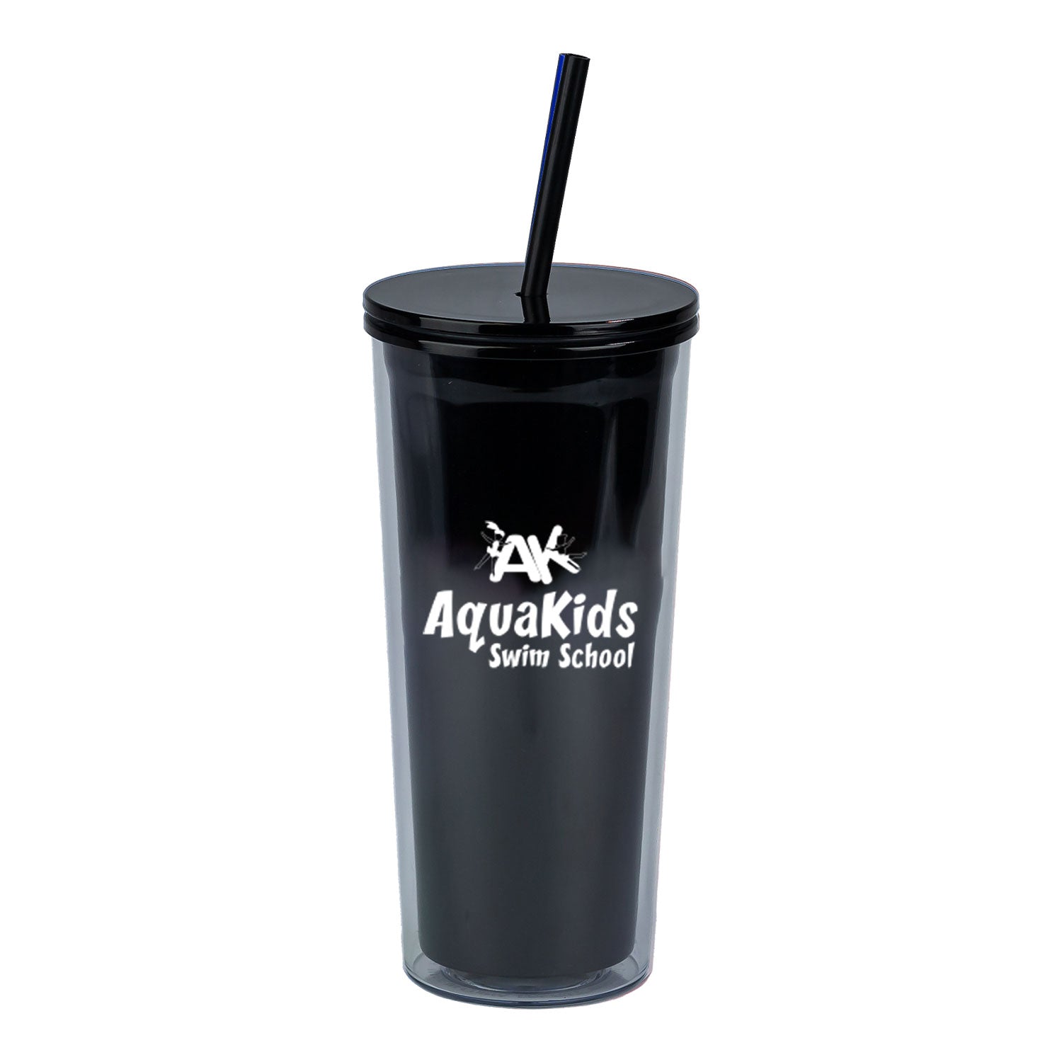AquaKids Swim School: 24oz Double Wall Plastic Tumbler