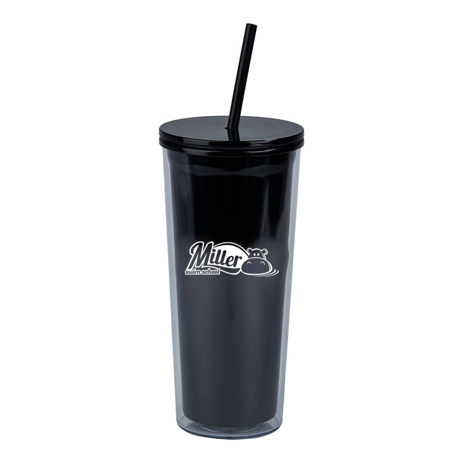 Miller Swim School: 24oz Double Wall Plastic Tumbler