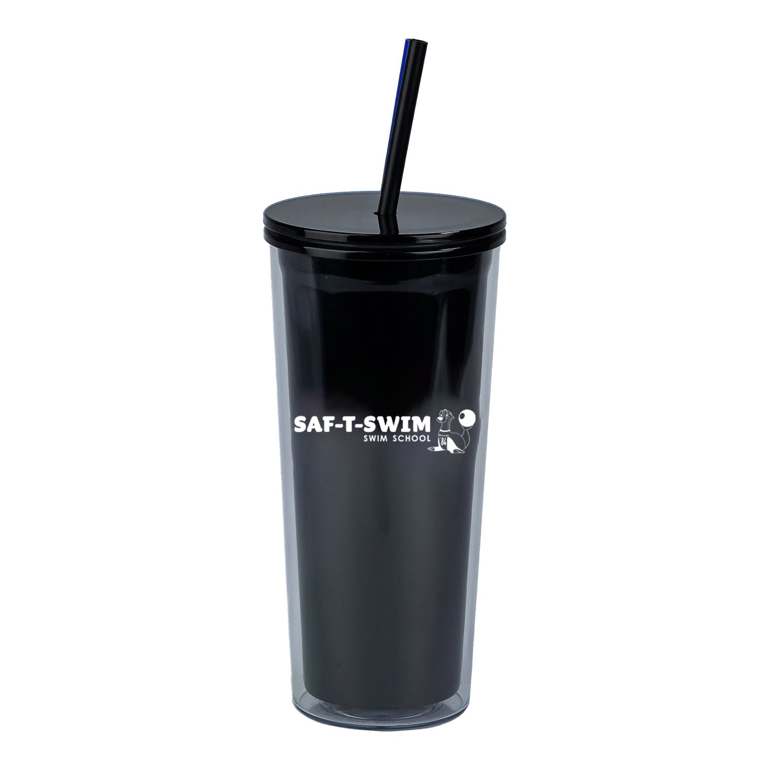Saf-T-Swim: 24oz Double Wall Plastic Tumbler