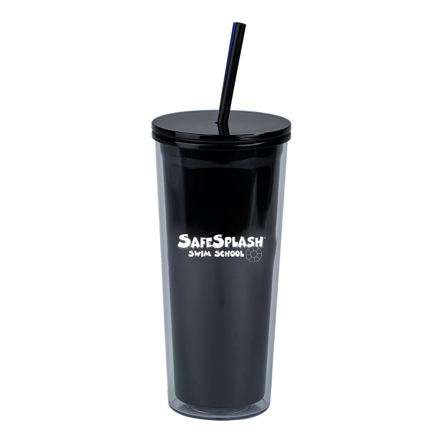 SafeSplash Swim School: 24oz Double Wall Plastic Tumbler