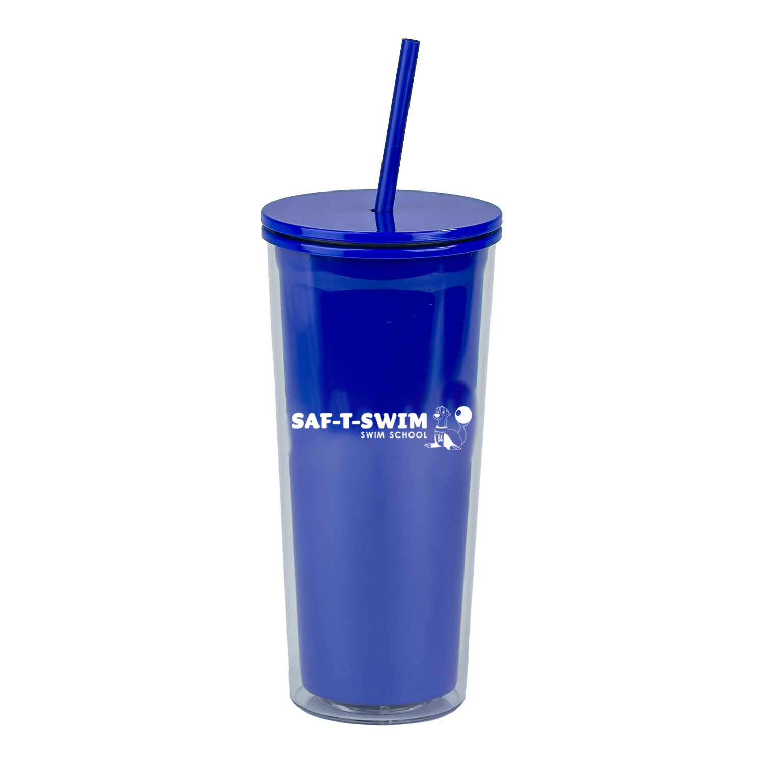 Saf-T-Swim: 24oz Double Wall Plastic Tumbler