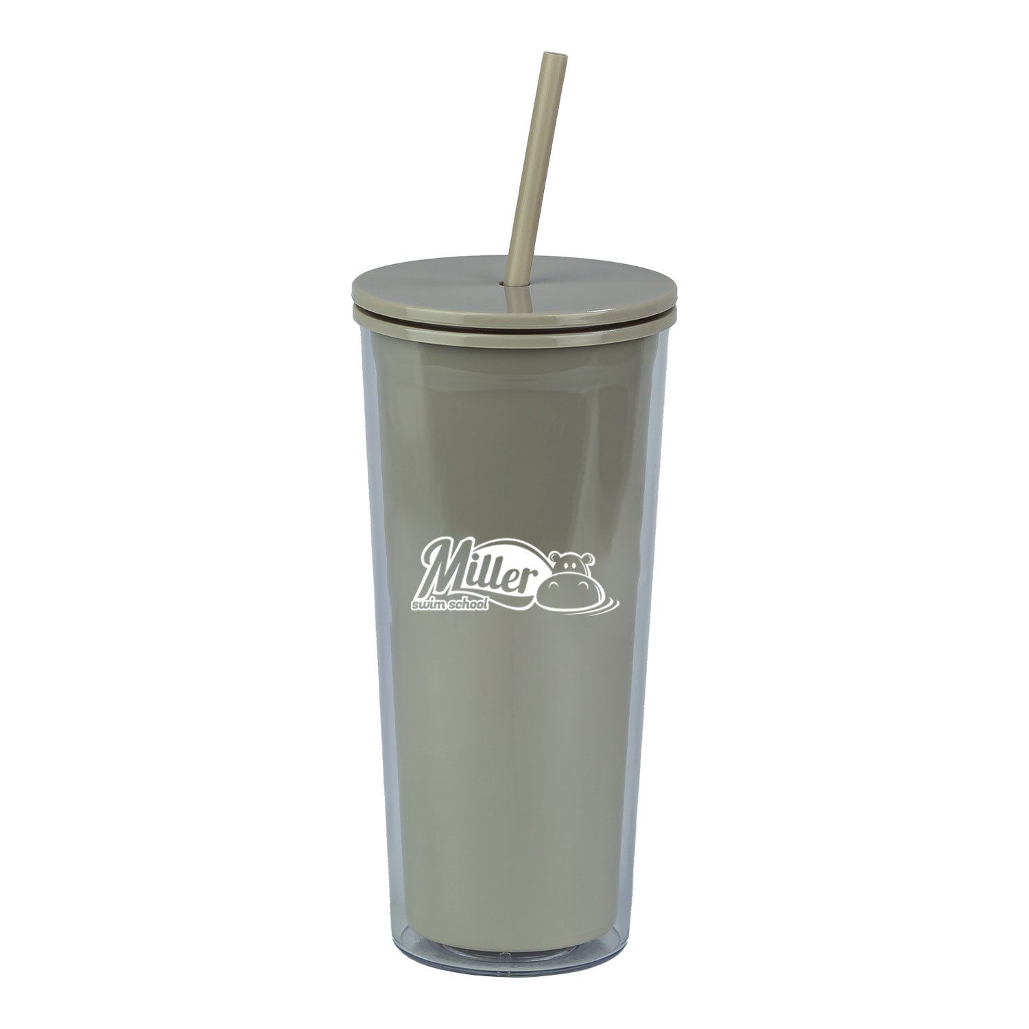 Miller Swim School: 24oz Double Wall Plastic Tumbler