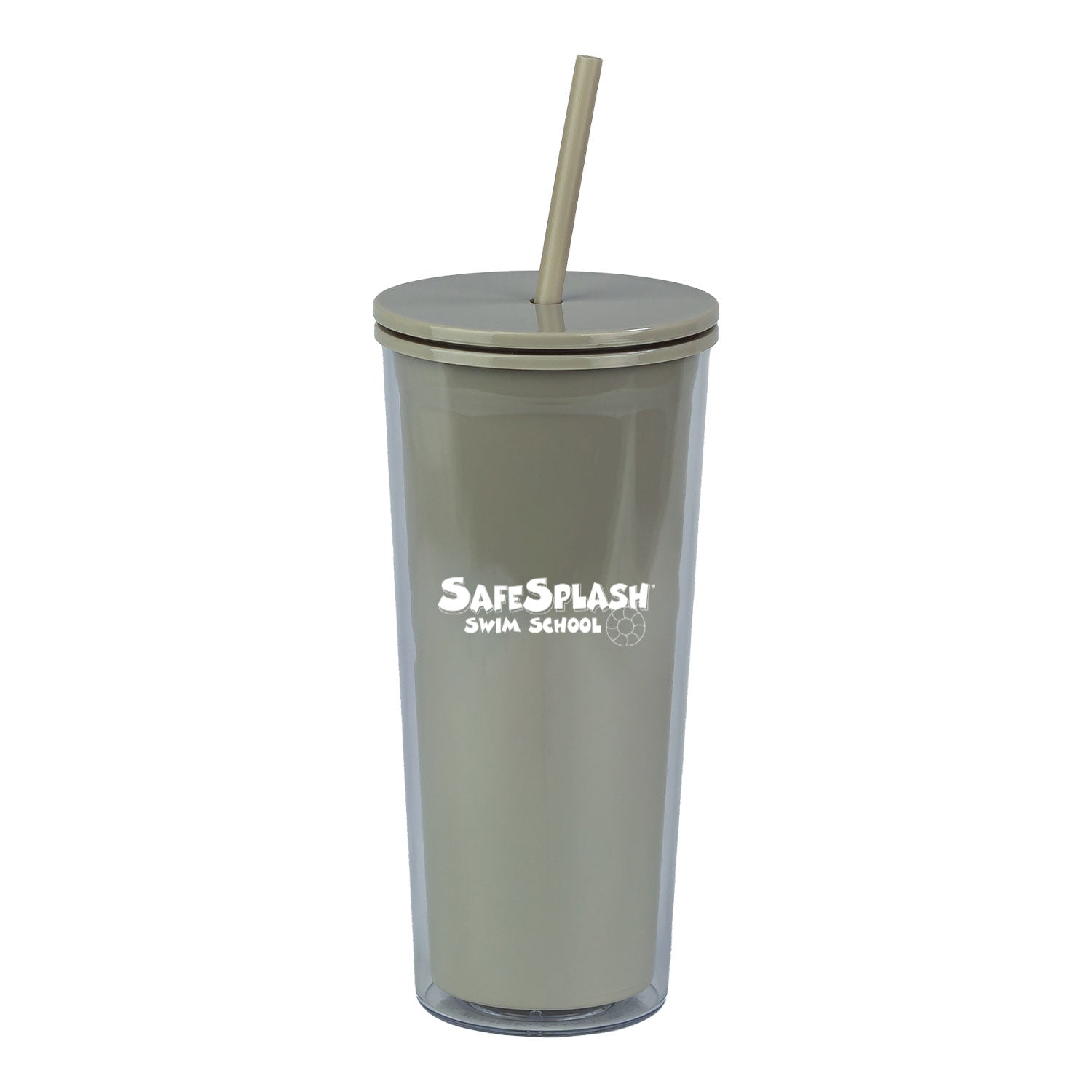 SafeSplash Swim School: 24oz Double Wall Plastic Tumbler