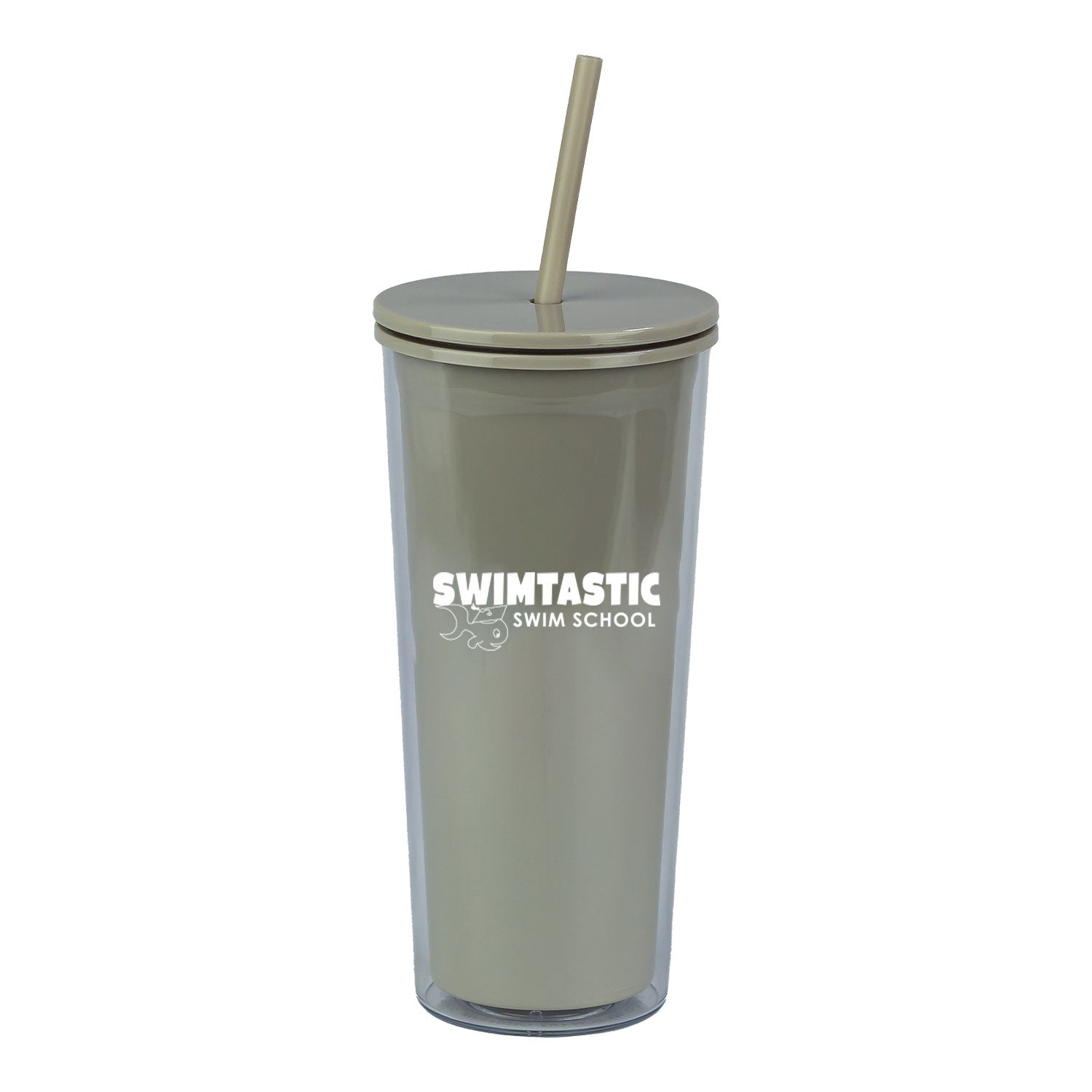 Swimtastic Swim School: 24oz Double Wall Plastic Tumbler