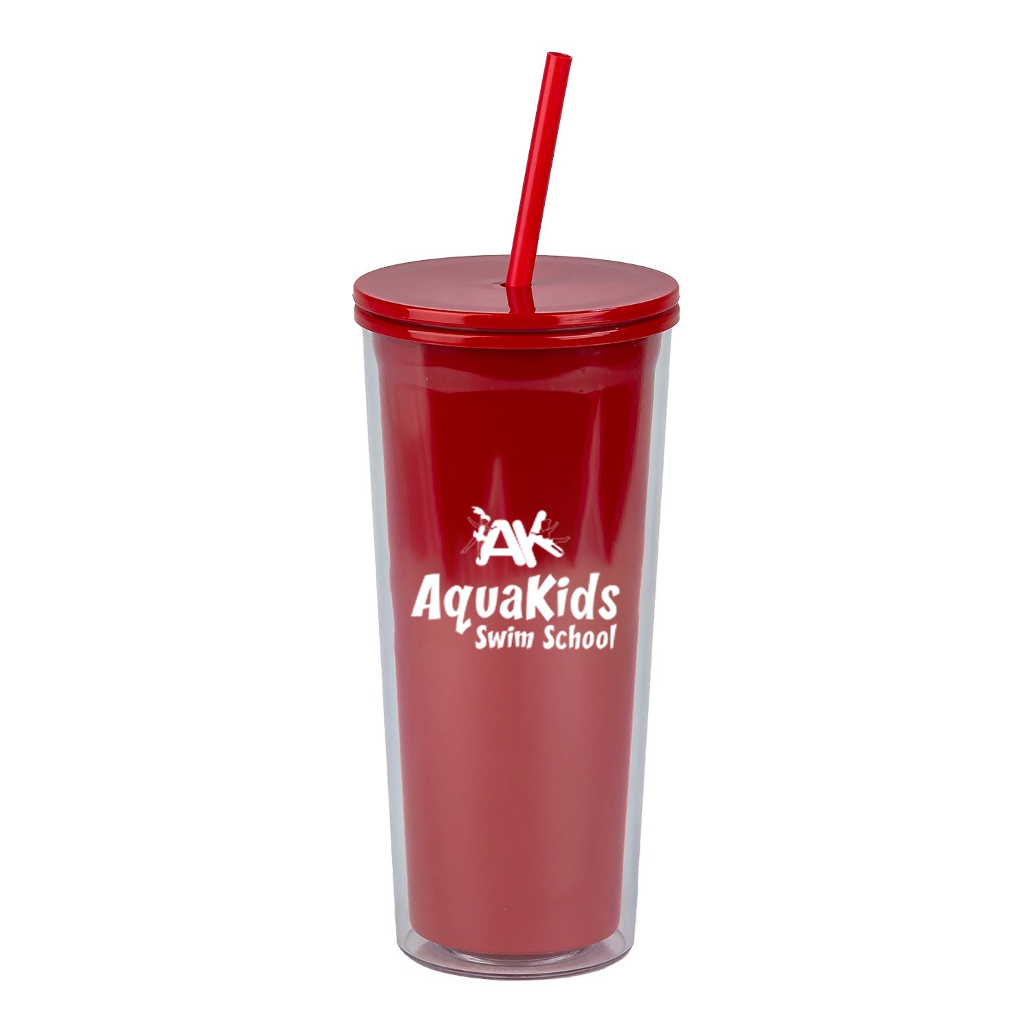 AquaKids Swim School: 24oz Double Wall Plastic Tumbler