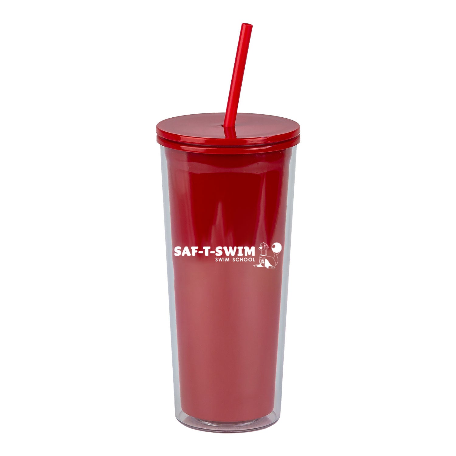 Saf-T-Swim: 24oz Double Wall Plastic Tumbler