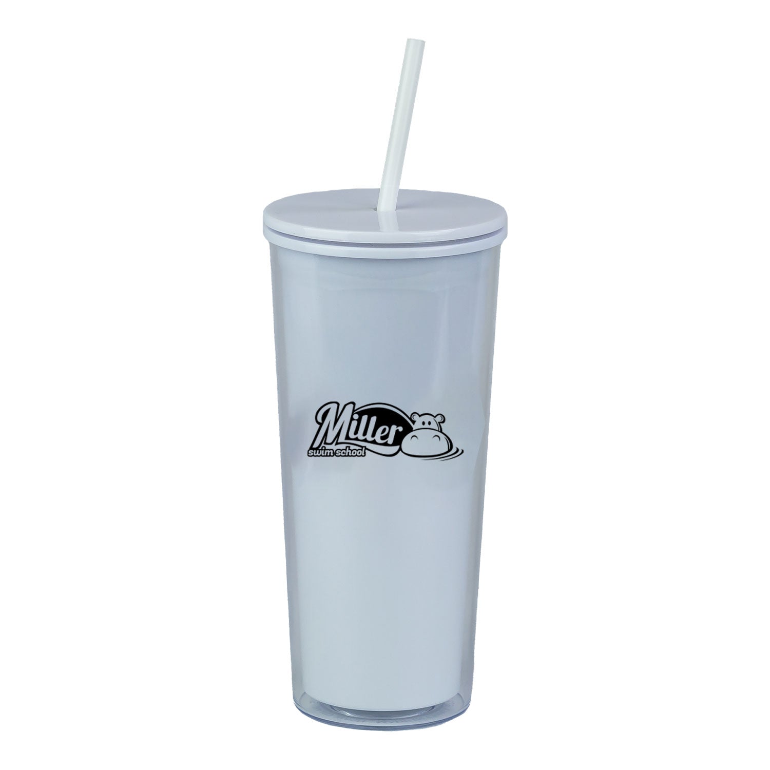Miller Swim School: 24oz Double Wall Plastic Tumbler