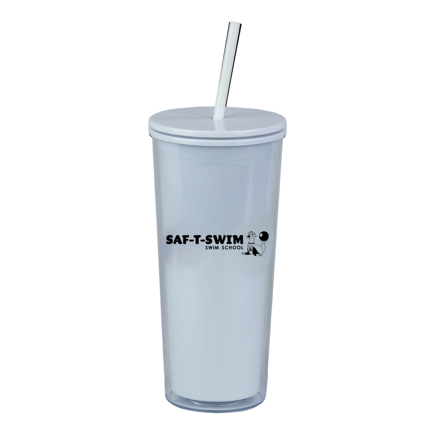 SafeSplash Swim School: 24oz Double Wall Plastic Tumbler