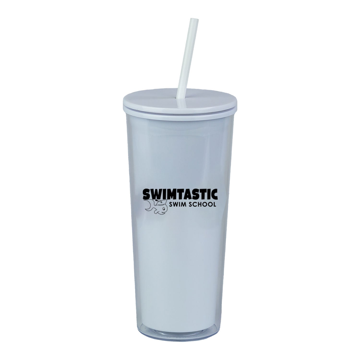 Swimtastic Swim School: 24oz Double Wall Plastic Tumbler