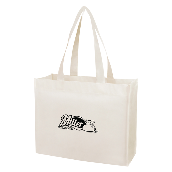 Miller Swim School: Laminated Non-Woven Shopper Tote Bag