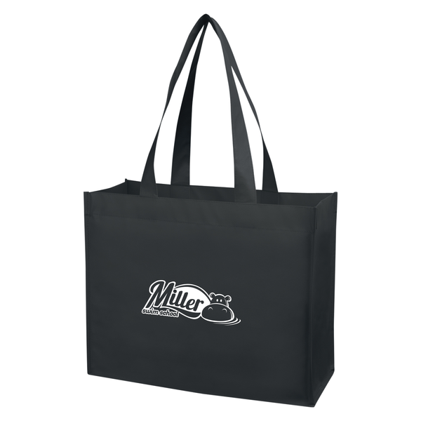 Miller Swim School: Laminated Non-Woven Shopper Tote Bag