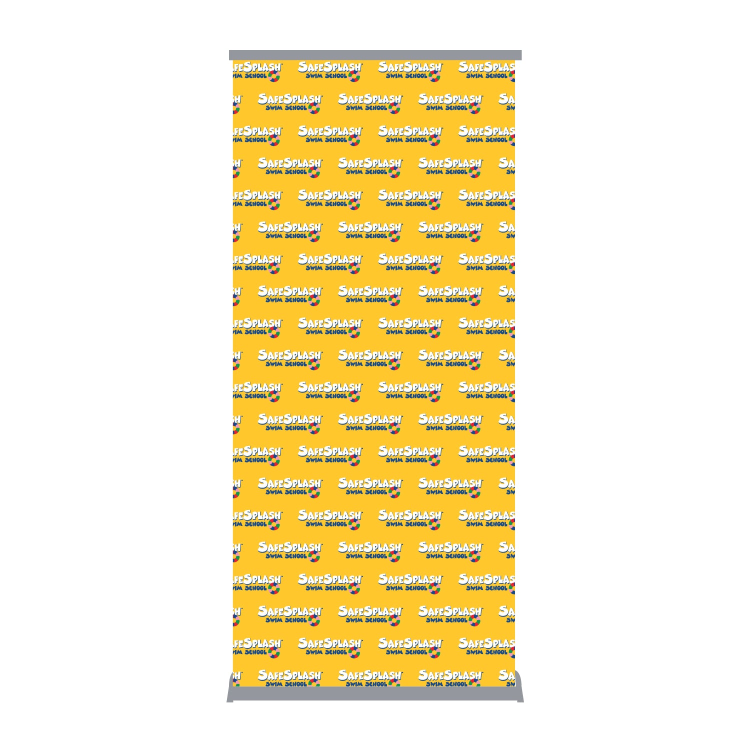 SafeSplash Swim School: Premium Banner Stand