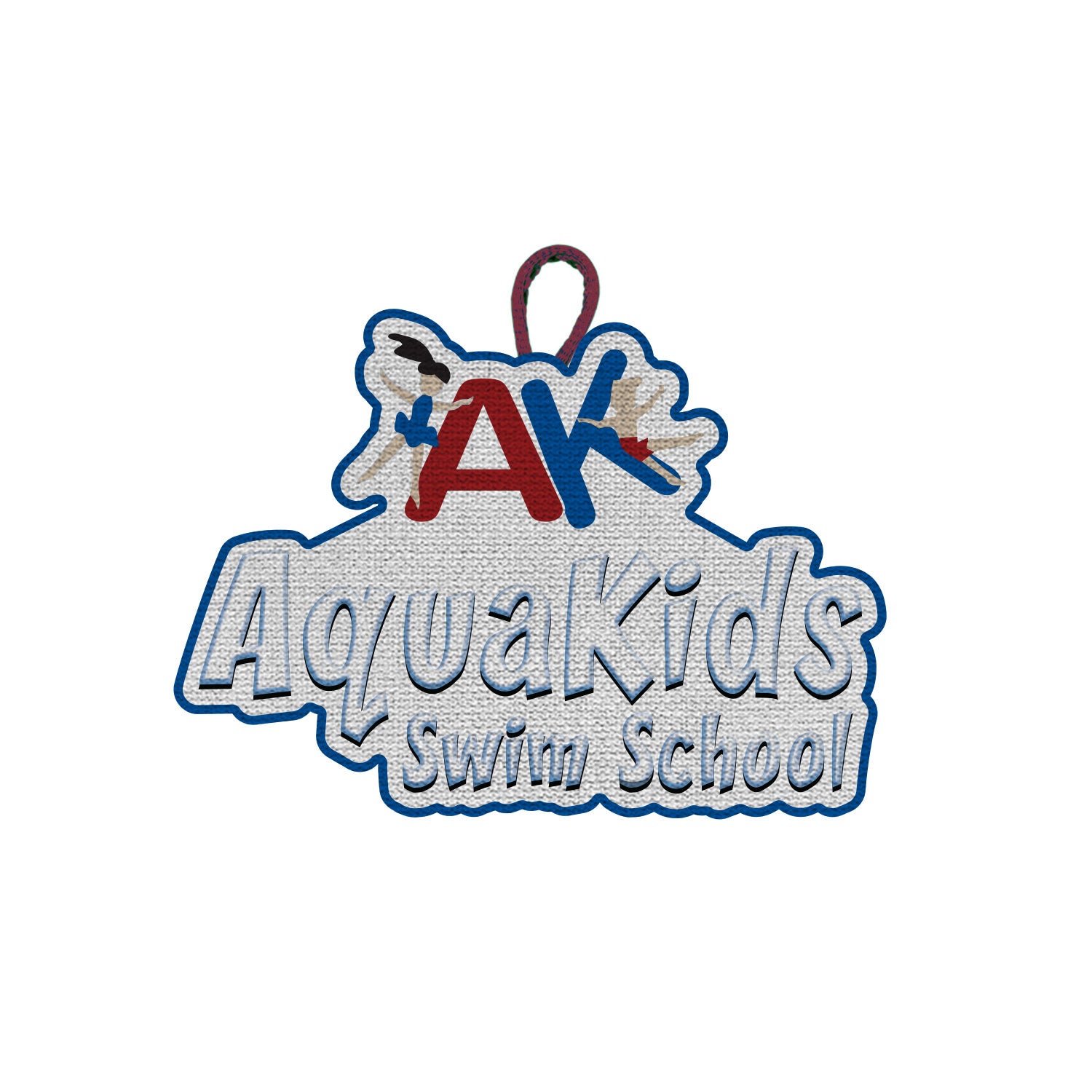 AquaKids Swim School: Embroidered Holiday Ornament