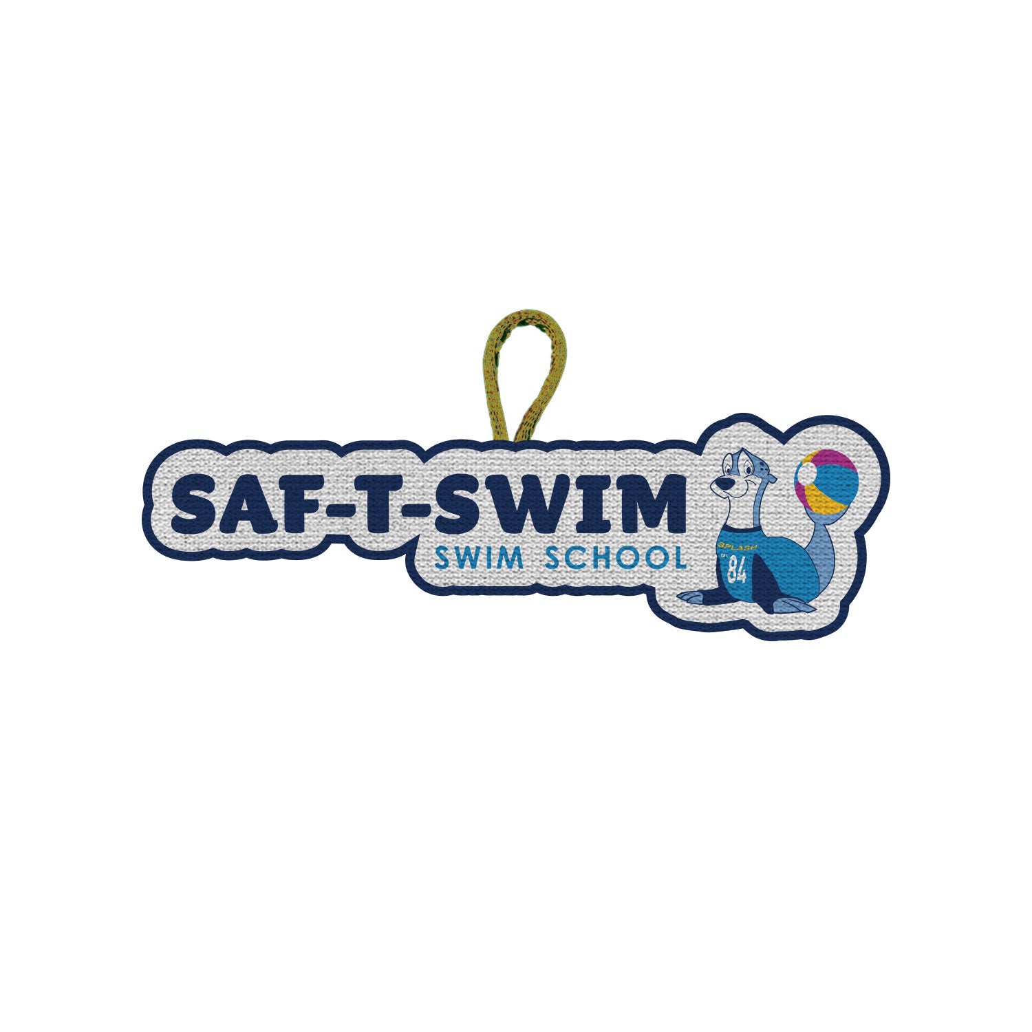 Saf-T-Swim: Embroidered Holiday Ornament