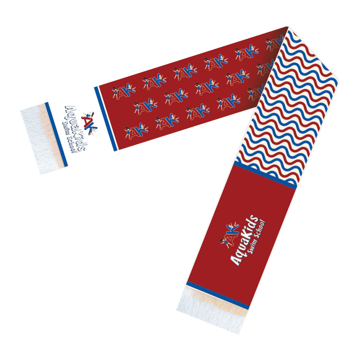 AquaKids Swim School: Custom Knit Scarf
