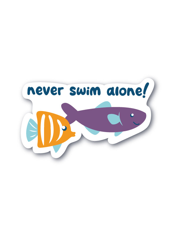 Never Swim Alone! Safety Stickers