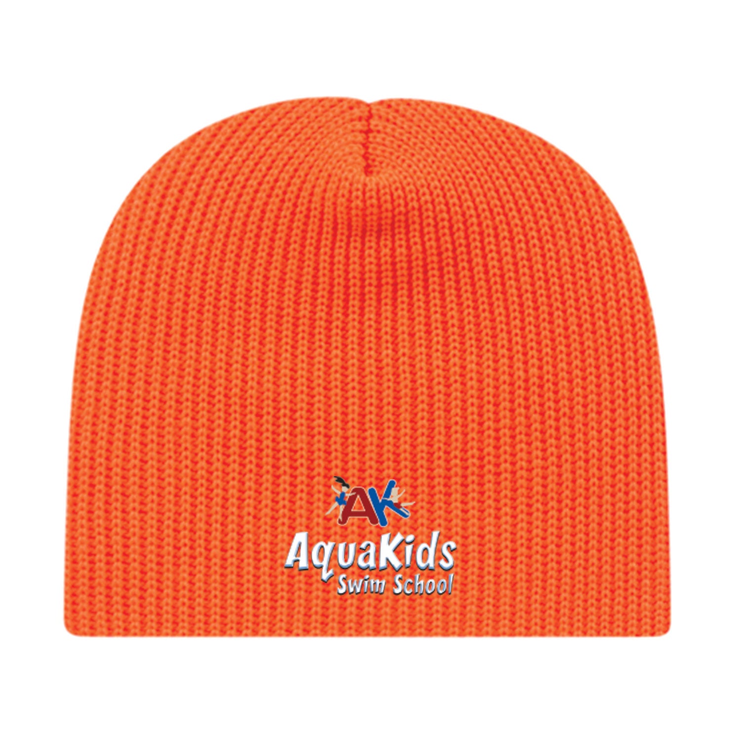 AquaKids Swim School: Economy Ribbed Knit Beanie