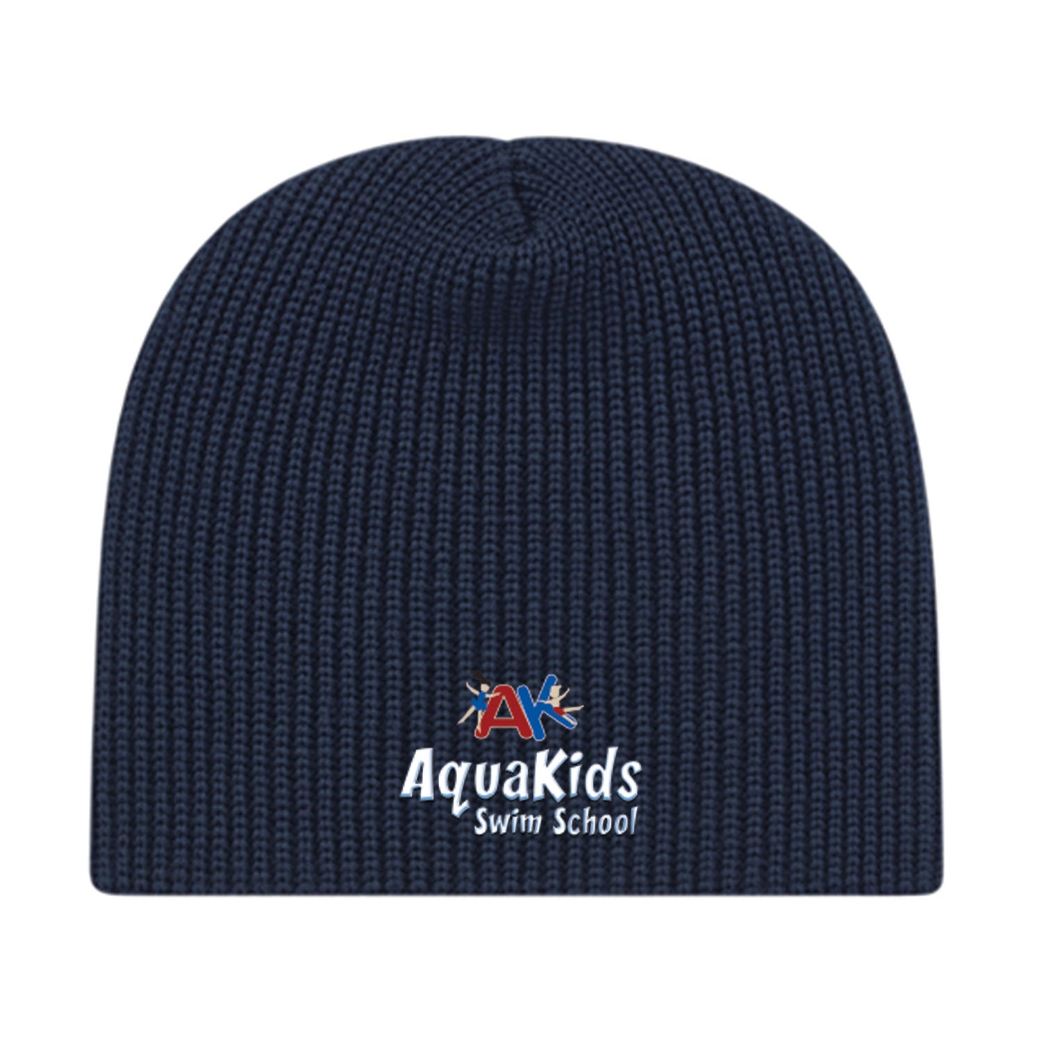 AquaKids Swim School: Economy Ribbed Knit Beanie