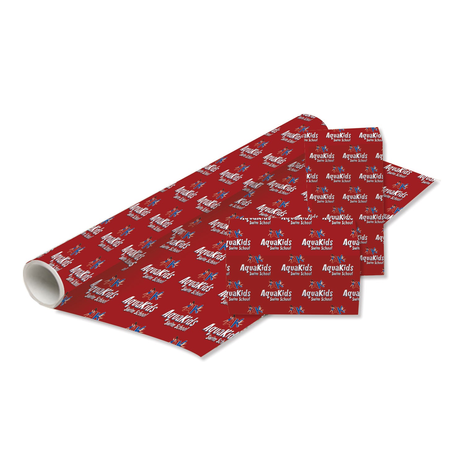 AquaKids Swim School: Full Color Custom Wrapping Paper