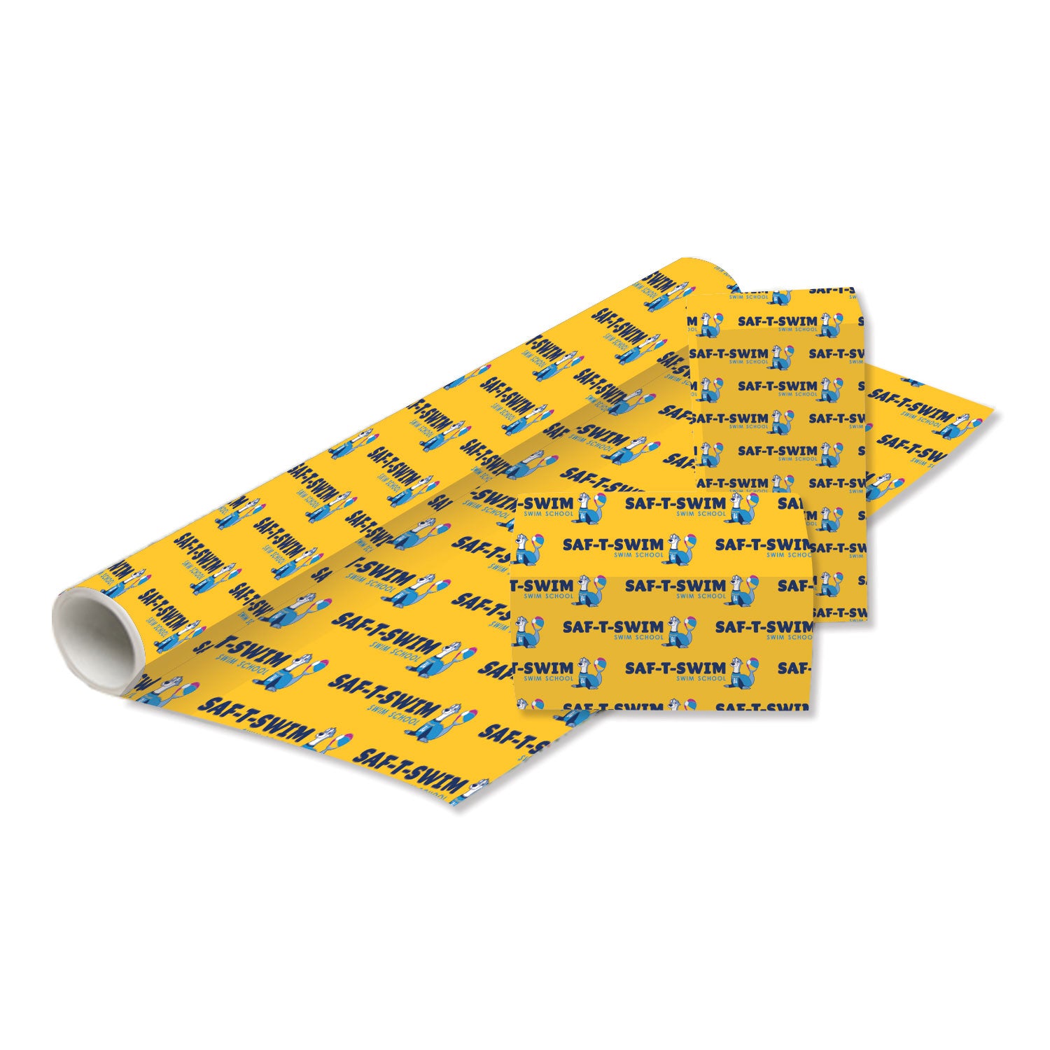 Saf-T-Swim: Full Color Custom Wrapping Paper