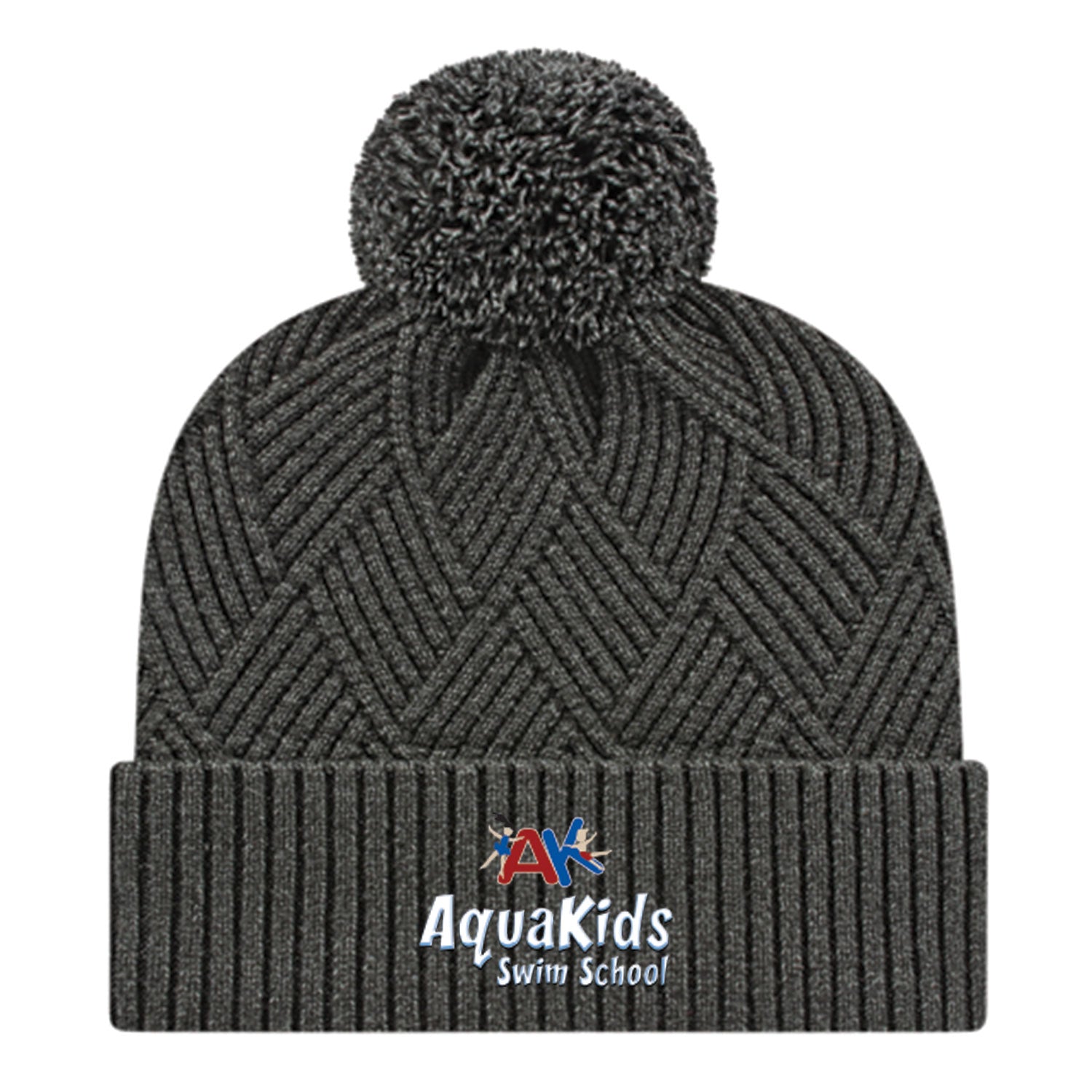 AquaKids Swim School: Premium Weave Cap with Cuff