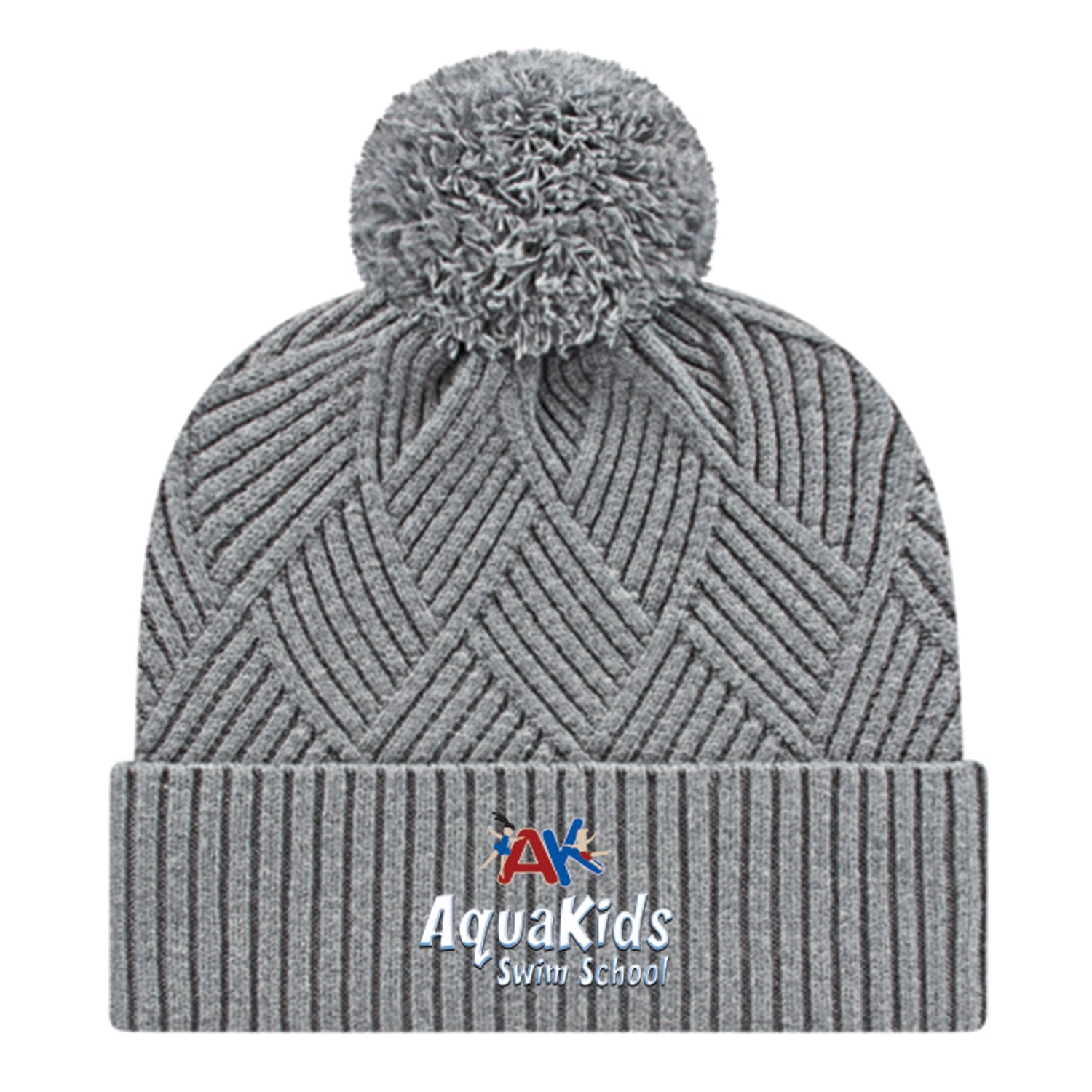 AquaKids Swim School: Premium Weave Cap with Cuff