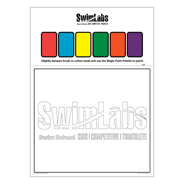 SwimLabs: Watercolor Paint Sheets