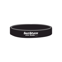 SafeSplash Swim School: 1/2" Debossed Color Filled Silicone Wristbands