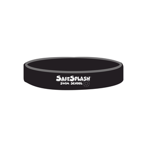 SafeSplash Swim School: 1/2" Debossed Color Filled Silicone Wristbands