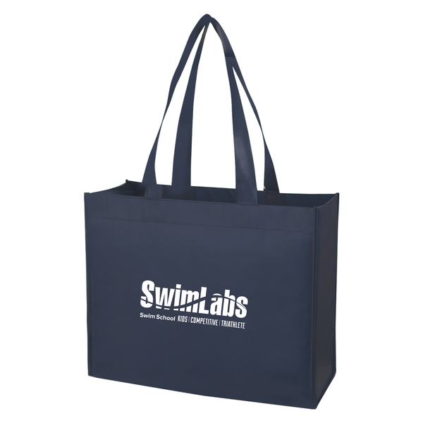 SwimLabs: Laminated Non-Woven Shopper Tote Bag
