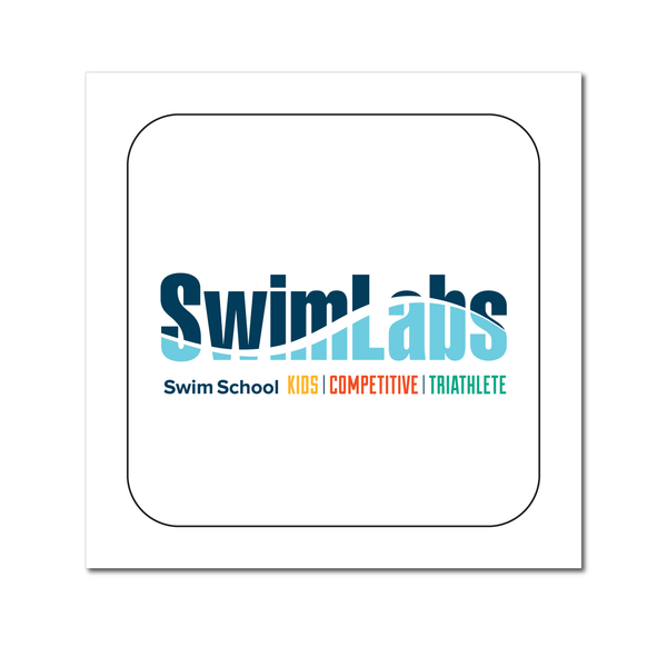 SwimLabs: 2" x 2" Rounded Corner Sticker