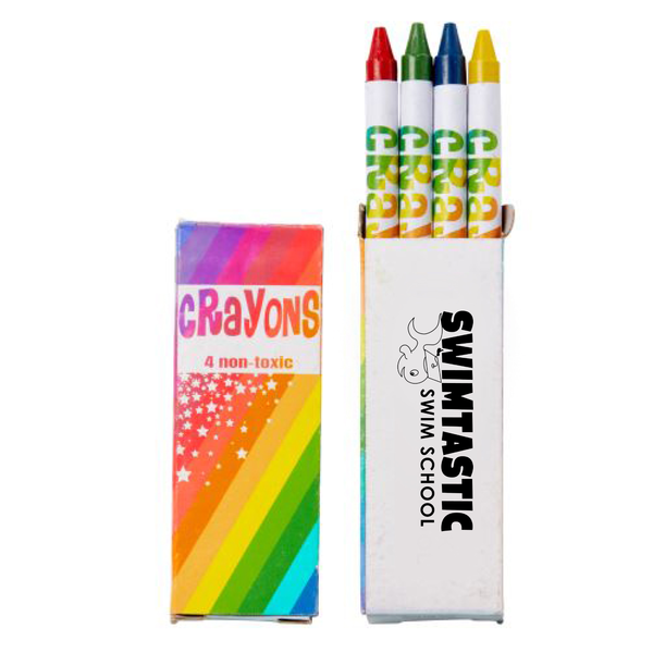 Swimtastic Swim School: 4 Count Crayon Pack