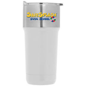 SafeSplash Swim School: 20oz Double Wall Stainless Tumbler