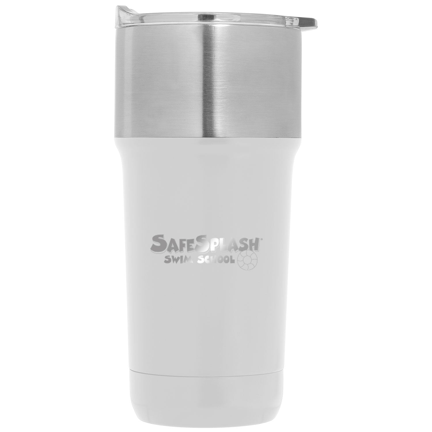 SafeSplash Swim School: 20oz Laser Engraved Double Wall Stainless Tumbler