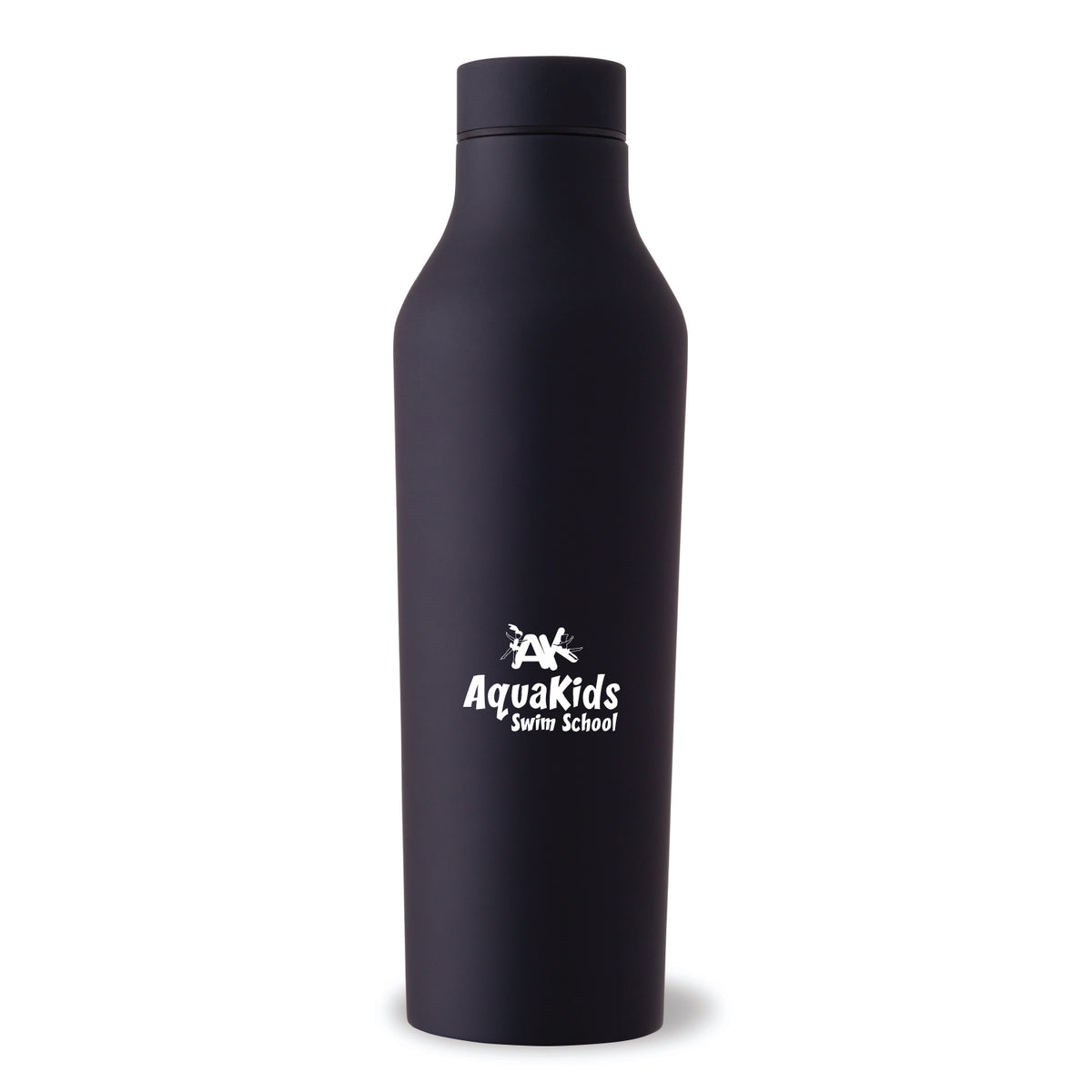 AquaKids Swim School: 20oz Stainless Steel Rubber Bottle