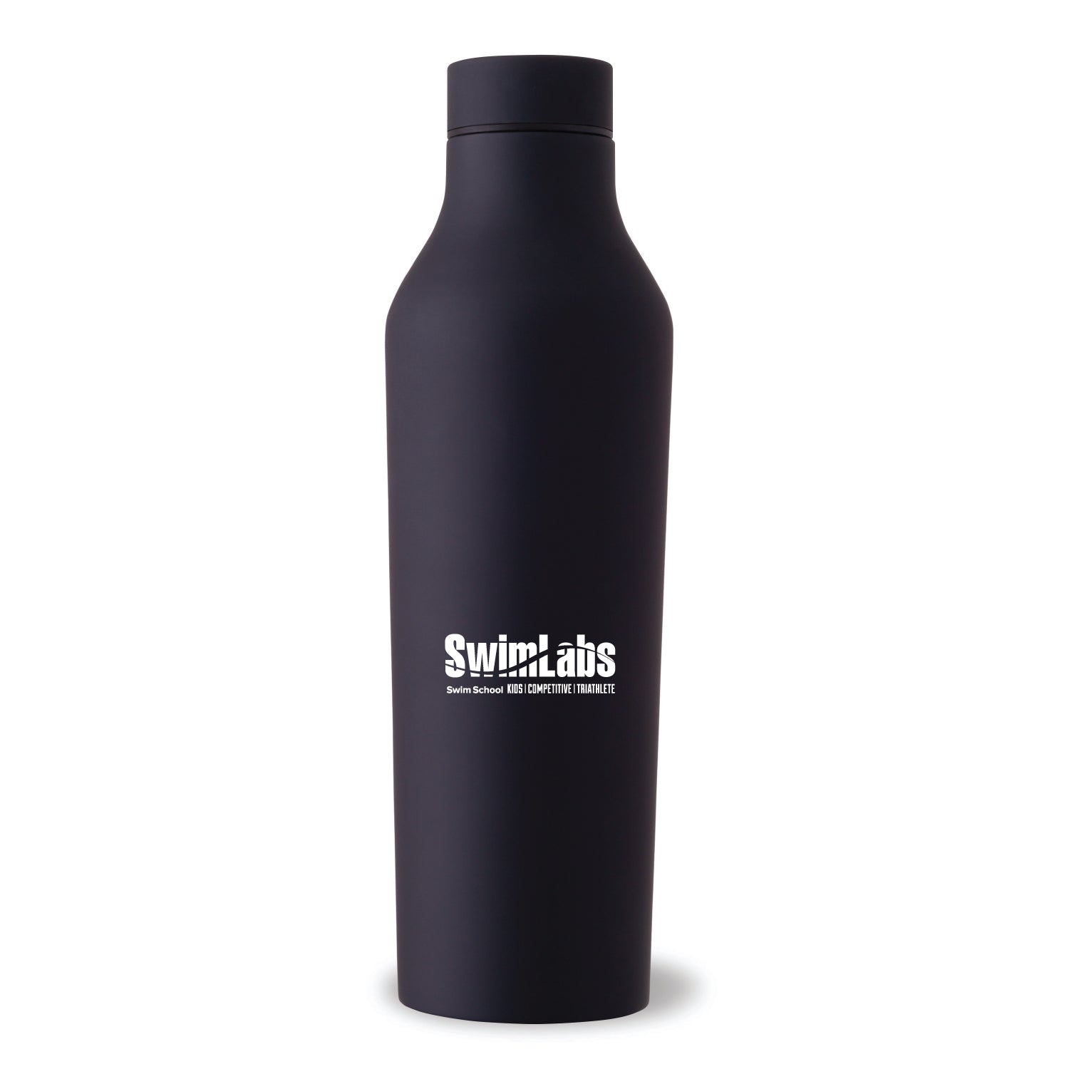 SwimLabs: 20oz Stainless Steel Rubber Bottle