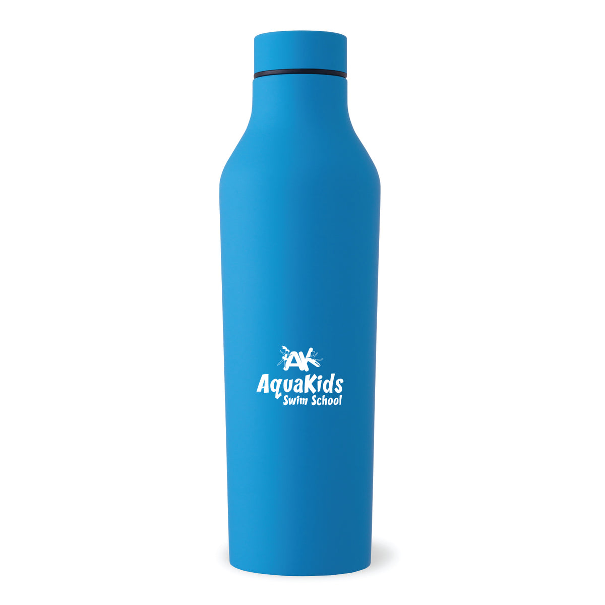 AquaKids Swim School: 20oz Stainless Steel Rubber Bottle