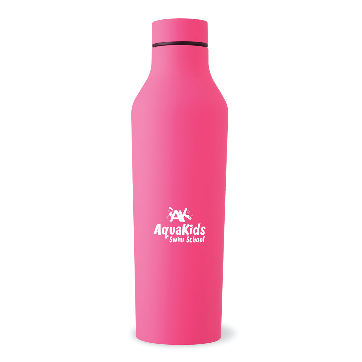 AquaKids Swim School: 20oz Stainless Steel Rubber Bottle