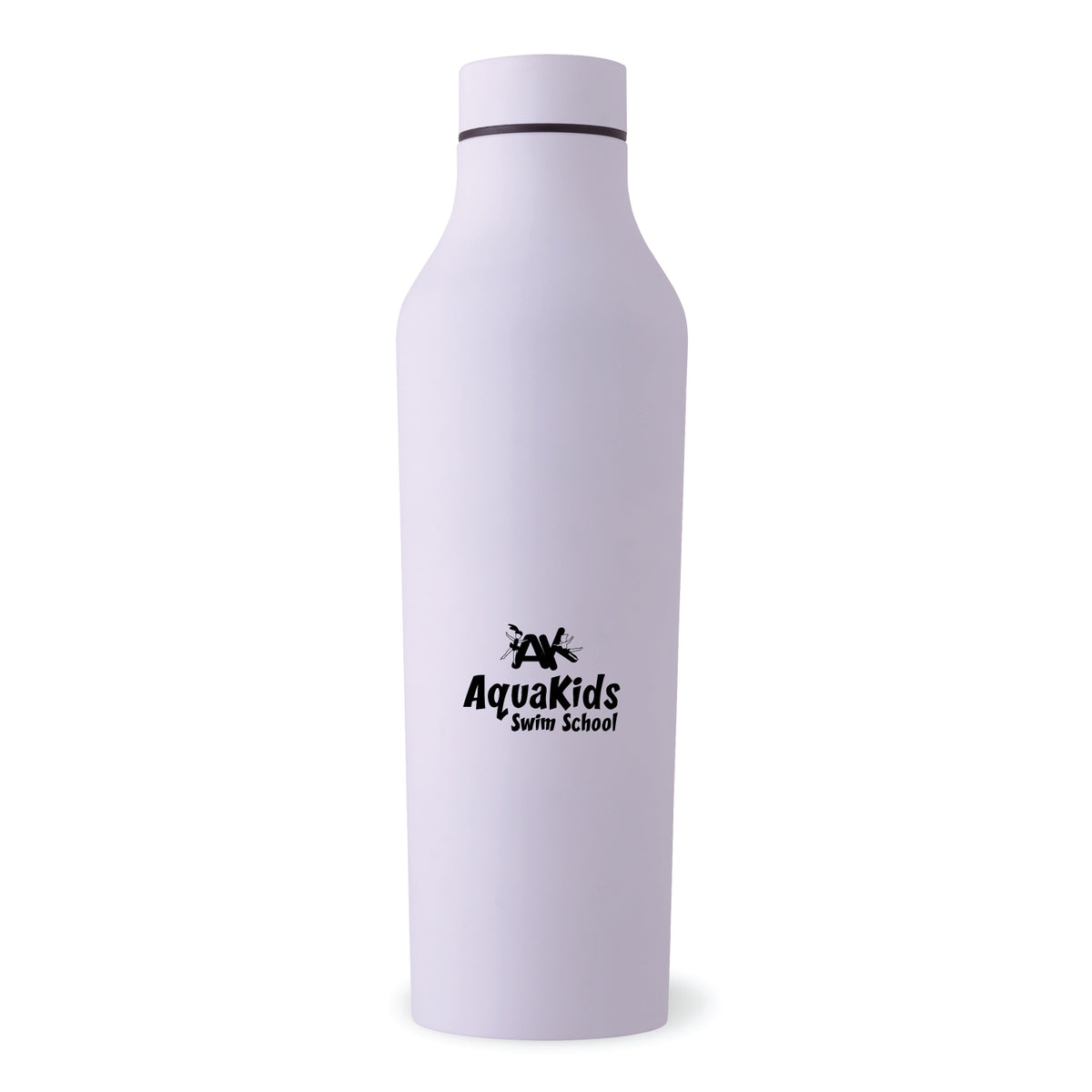 AquaKids Swim School: 20oz Stainless Steel Rubber Bottle