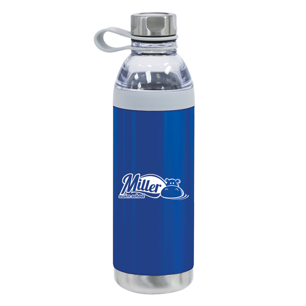 Miller Swim School: Dual Opening Stainless Steel Water Bottle