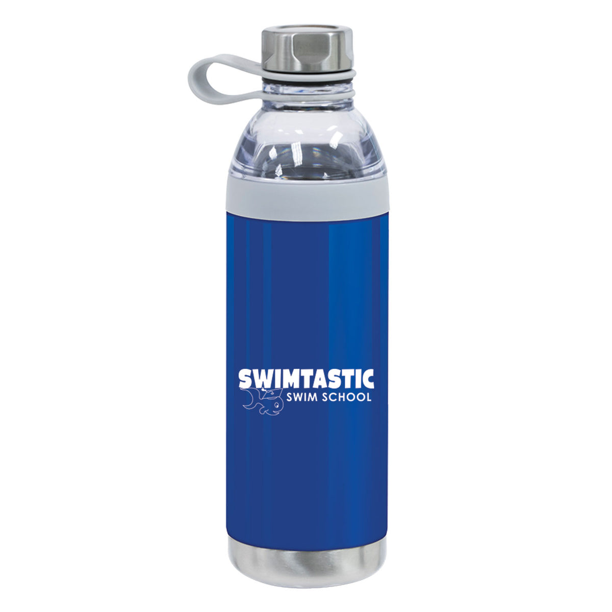 Swimtastic Swim School: Dual Opening Stainless Steel Water Bottle