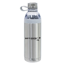 Saf-T-Swim: Dual Opening Stainless Steel Water Bottle