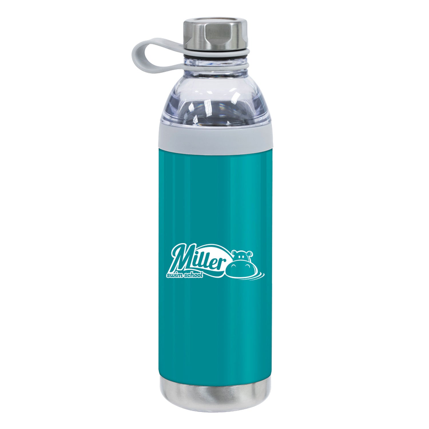 Miller Swim School: Dual Opening Stainless Steel Water Bottle