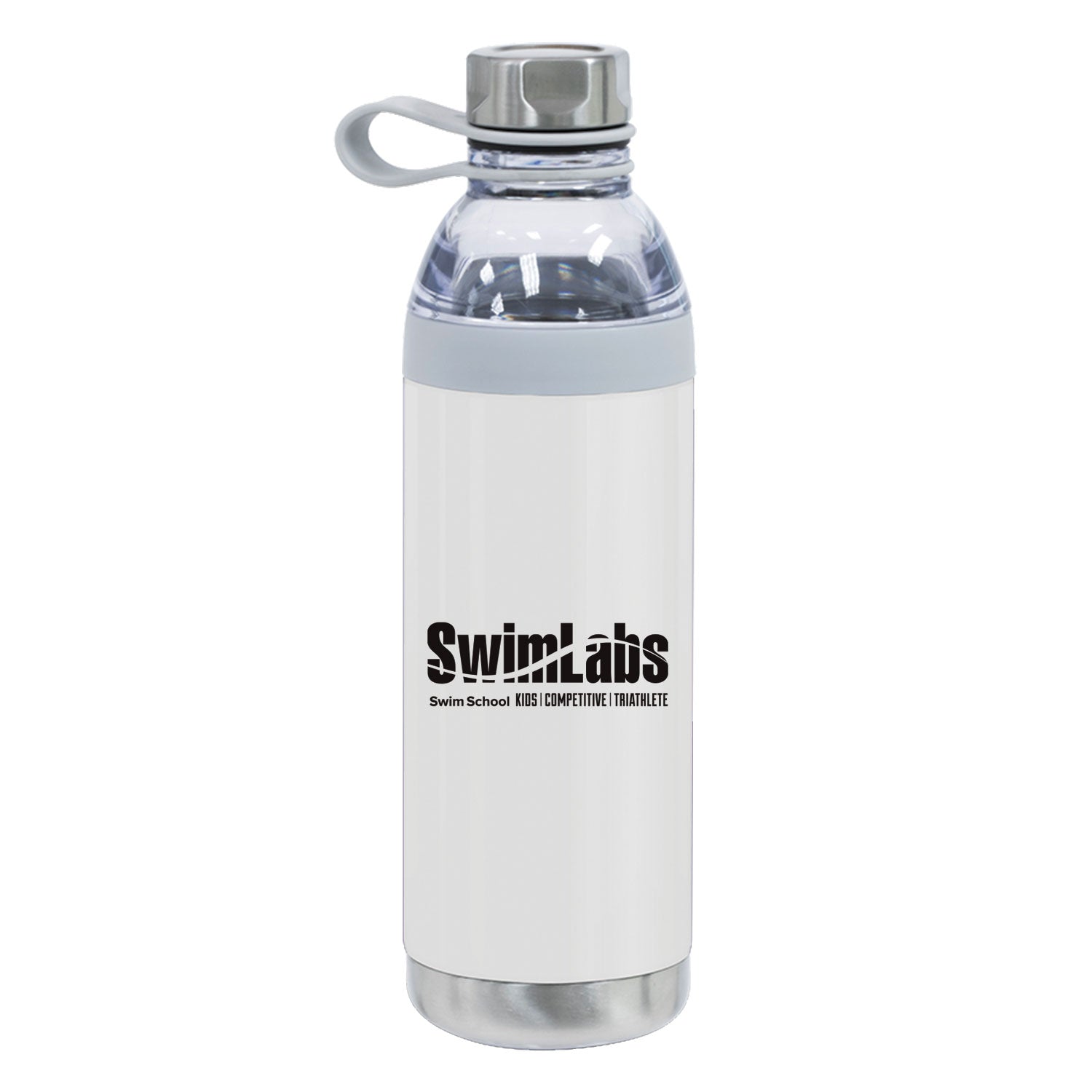 SwimLabs: Dual Opening Stainless Steel Water Bottle