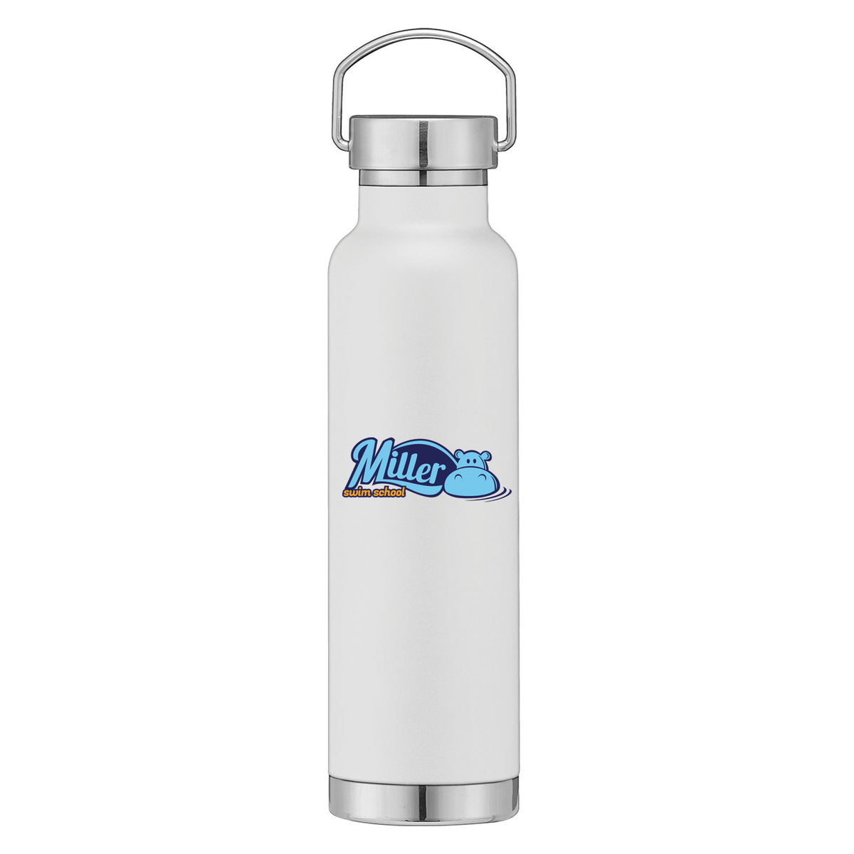 Miller Swim School: Full Color Stainless Steel Bottle