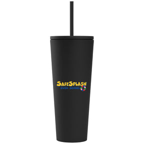 SafeSplash Swim School: 24oz Double Wall Plastic Tumblers